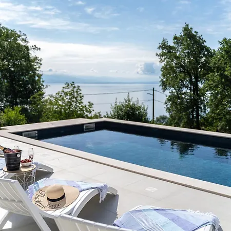 Villa Mare&monti In Opatija, Heated Pool With Sea View Abbazia