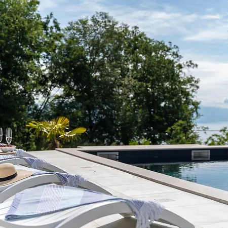 Mare&monti In Opatija, Pool, Ev Station, Sea View, Bbq Βίλα *
