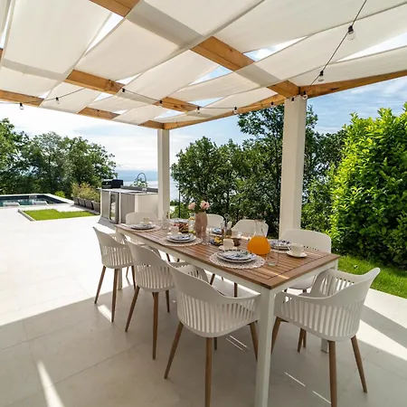Mare&monti In Opatija, Pool, Ev Station, Sea View, Bbq Οπατία