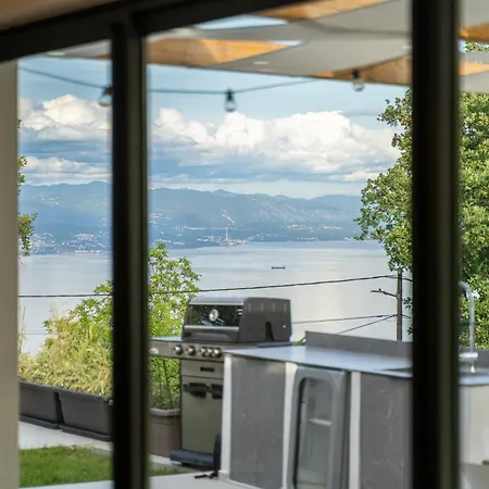 Mare&monti In Opatija, Pool, Ev Station, Sea View, Bbq Βίλα *