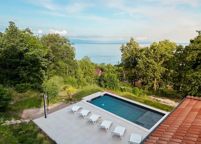 Mare&monti In Opatija, Heated Pool With Sea View Villa *