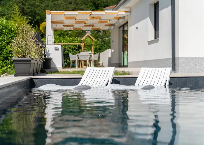 Villa Mare&monti In Opatija, Heated Pool With Sea View