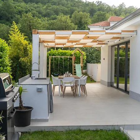 Mare&monti In Opatija, Heated Pool With Sea View 빌라 오파티아