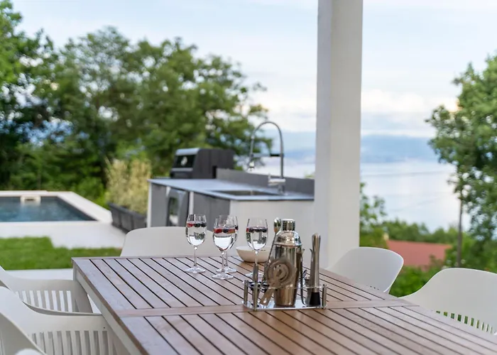 Mare&monti In Opatija, Heated Pool With Sea View
