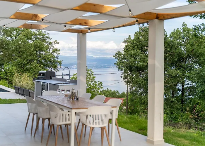 Mare&monti In Opatija, Heated Pool With Sea View Villa *