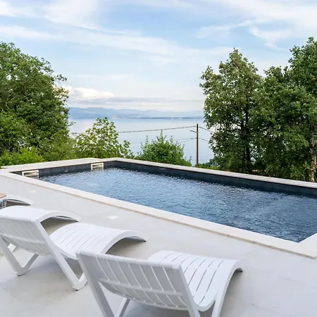 Mare&monti In Opatija, Heated Pool With Sea View Villa Opatija
